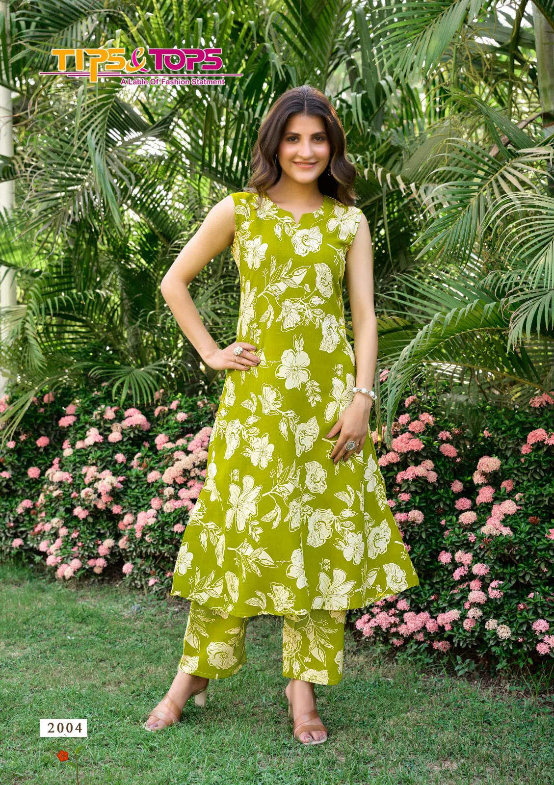 Olivia Vol 2 By Tips And Tops Rayon Printed Co Ord Set Wholesalers In Delhi
